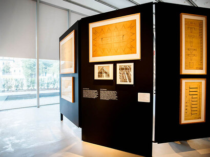 La torre velasca dei BBPR, vista della mostra. Per gentile concessione del Maxxi