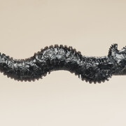 Eccentric, 200–250. Obsidian. Zona de Monumentos Arqueológicos de Teotihuacán / INAH [Acervo], 10-615741. Photograph by Jorge Pérez de Lara Elías, © INAH.
