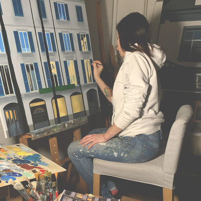Marta Mez al lavoro