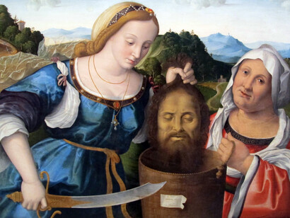 Marco Palmezzano. 'Giuditta con la testa di Oloferne'