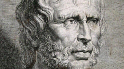 Lucas Vorsterman. Retrato de Séneca