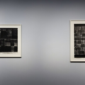 Heinz Mack, Installation view at Olivier Malingue, June 2018. Courtesy of Olivier Malingue Ltd. Photo: Plastiques Photography
