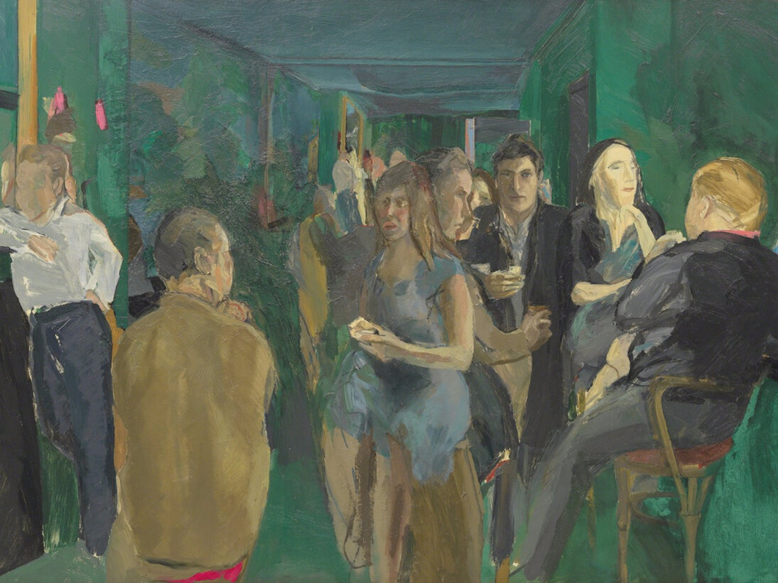 Michael Andrews, The Colony Room I, 1962. Courtesy of Gagosian