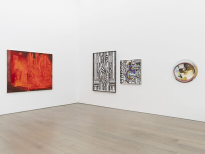 Various artists, Power line, exhibition view. Courtesy of Perrotin Gallery