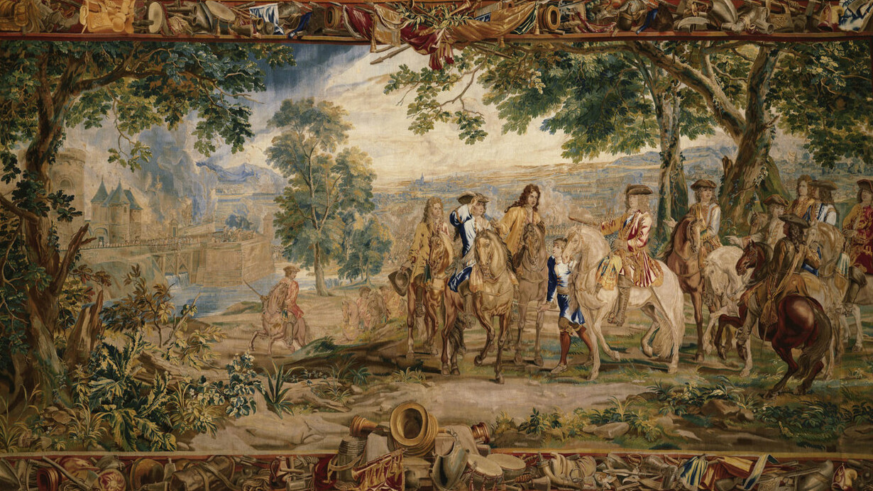Judocus de Vos, The surrender from The art of war series, Brussels, 1718-24. Mit freundlicher genehmigung des Mudac