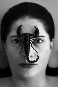 Marina Abramović, Portrait with Scorpion 