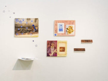 Freisy González, Una estrella en una ola de mar, vista de exhibición. Cortesía de ABRA