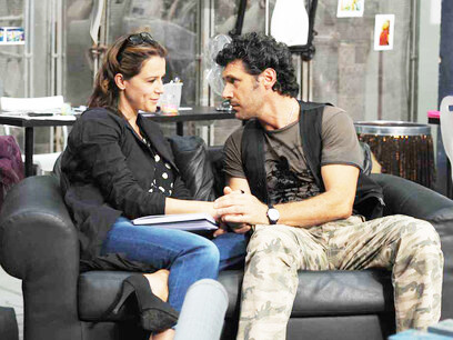 Renato Raimo con Irene Ferri in una scena del film "L'aquilone"