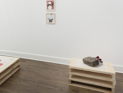 Paulo Nazareth, Exhibition view. Courtesy of Mendes Wood DM