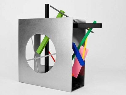 Brad Howe, Midst, 2013, Stainless steel and polyurethane, 20 x 24 x 6 inches