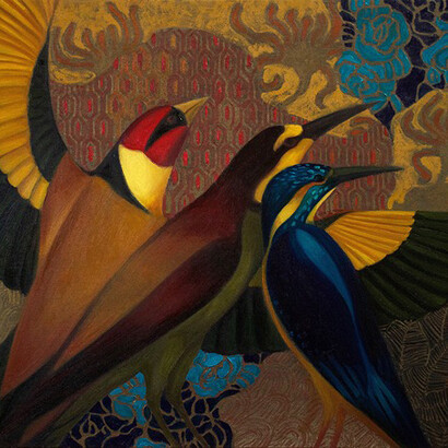 Birds I, oil on canvas, 50x60cm, 2018