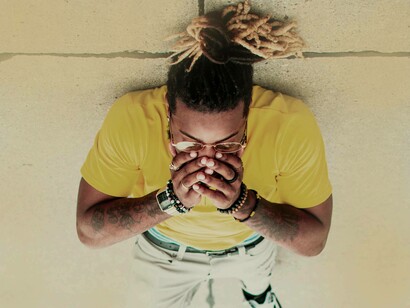 A man lying on the street after just being told by his physician that he has ADHD