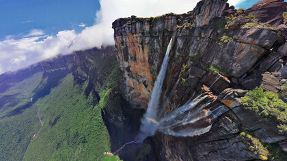 Salto Angel, also known as Kerepakupai Merú, is the world's tallest waterfall, located in the Canaima National Park in Venezuela