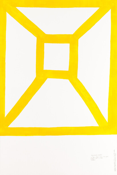 Marta Wengorovius, Untitled, 2011 - The Great Health, serie Acrylic and graphite on paper, 150 x 101 cm