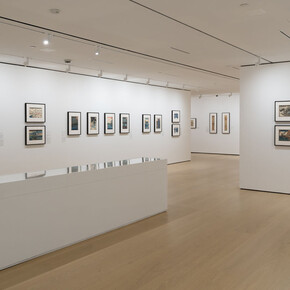 Rising sun, falling rain, exhibition view. Courtesy of Hammer Museum