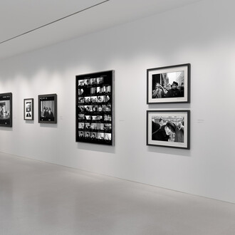 Paul McCartney, Rearview mirror: Liverpool–London–Paris, exhibition view. Courtesy of Gagosian 