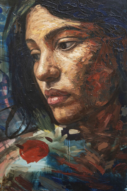 Shift, artwork in exhibition. Courtesy of Knysna Fine Art