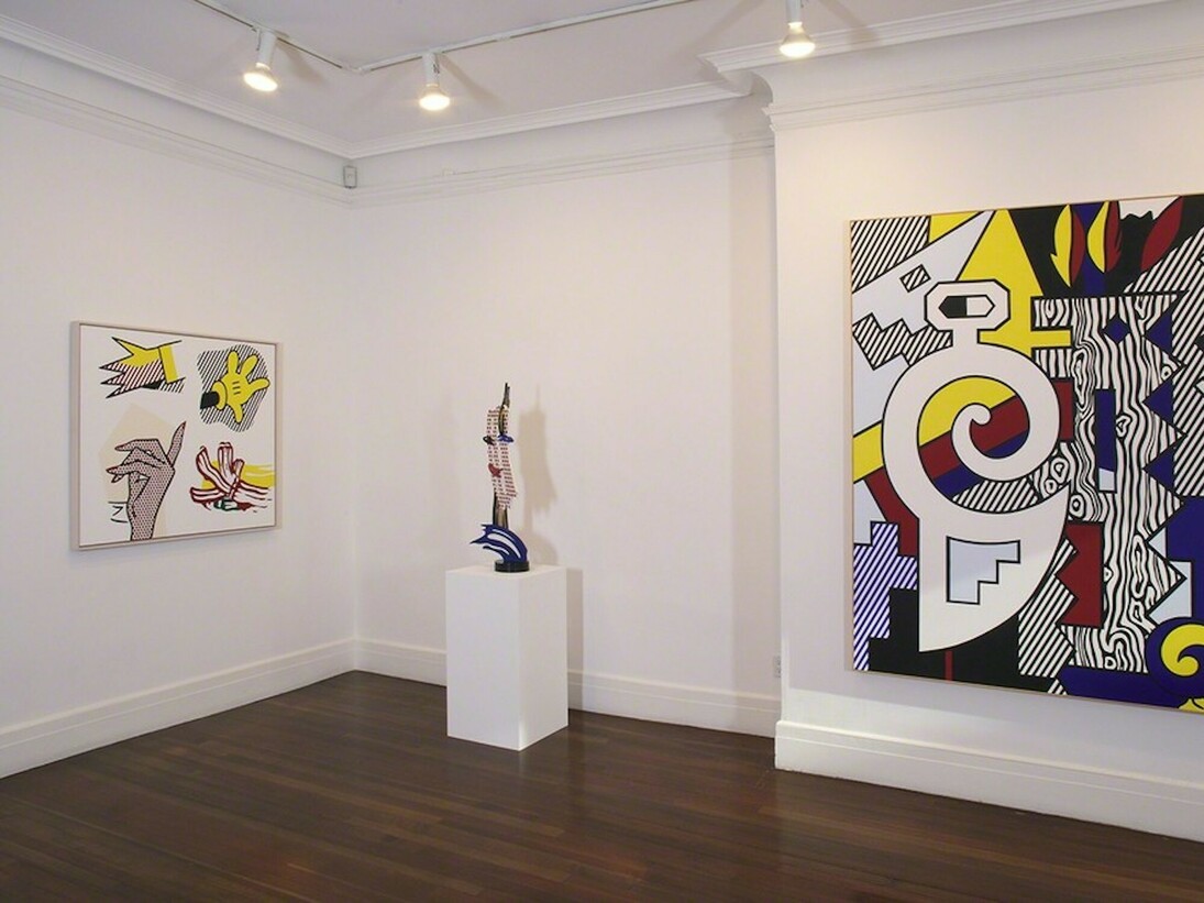 Roy Lichtenstein, Re-Figure, Exhibition view. Courtesy of Castelli Gallery