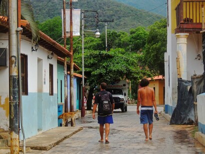 Chuao, Venezuela. Calles del pueblo