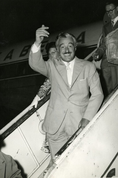 Tutti De Sica. Filmmaker and actor, exhibition photo. Courtesy of Cineteca di Bologna