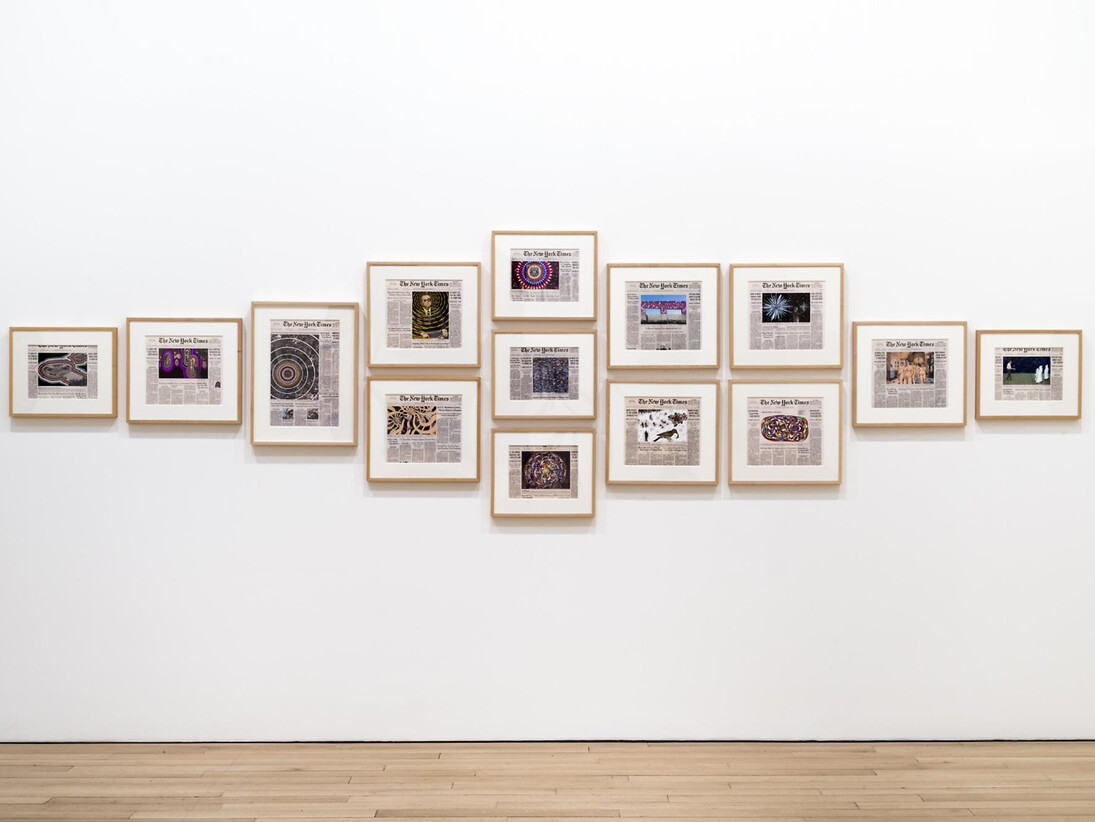Fred Tomaselli, Installation view