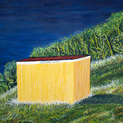 Secure vault. Copyright of the artist Paula Pohli