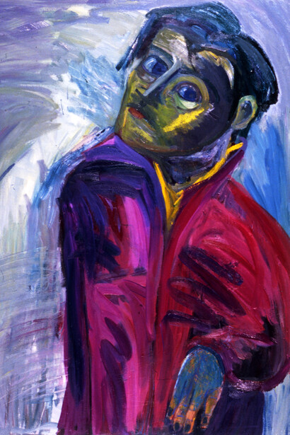 Lucy Jones, Lucy Jones, 1989, Oil on canvas, 122 x 91 cm, 48 x 36 in, Image courtesy of Flowers Gallery, London and New York