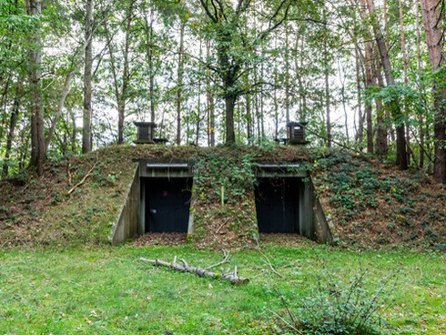 El depósito especial de municiones, situado dentro del propio depósito, entró en funcionamiento en 1969 a cargo del Ejército de los Estados Unidos. Kirchspiel, Dülmen, Renania del Norte-Westfalia, Alemania