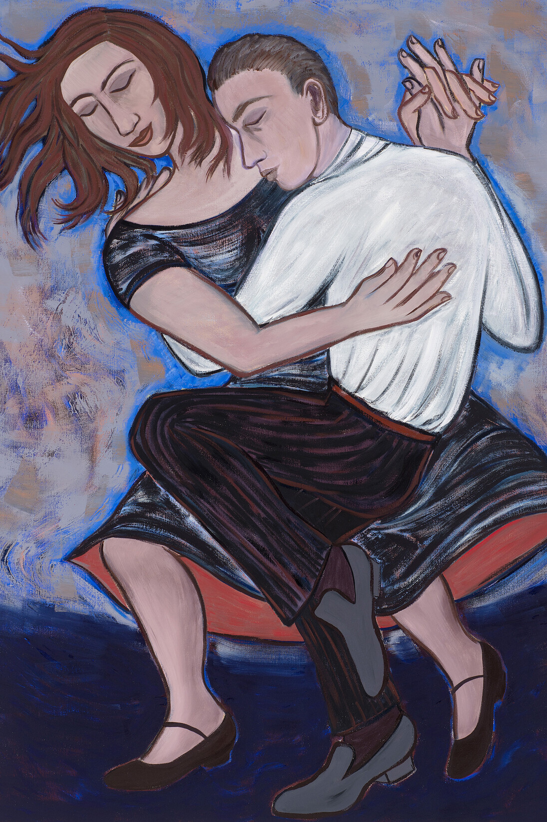 Eileen Cooper RA, Night Music, 2015, oil on canvas, 153 x 122 cm
