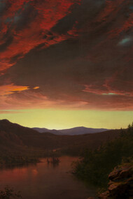 Frederic Edwin Church, Crepúsculo en el desierto (1860)