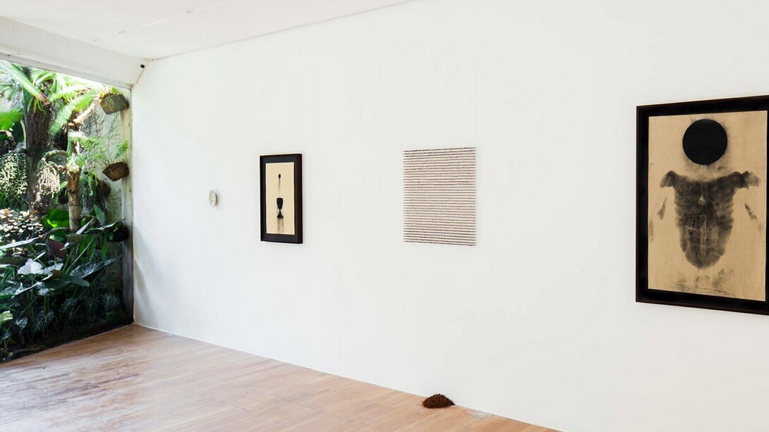 Antônio Obá, exhibition view. Courtesy of Mendes Wood DM