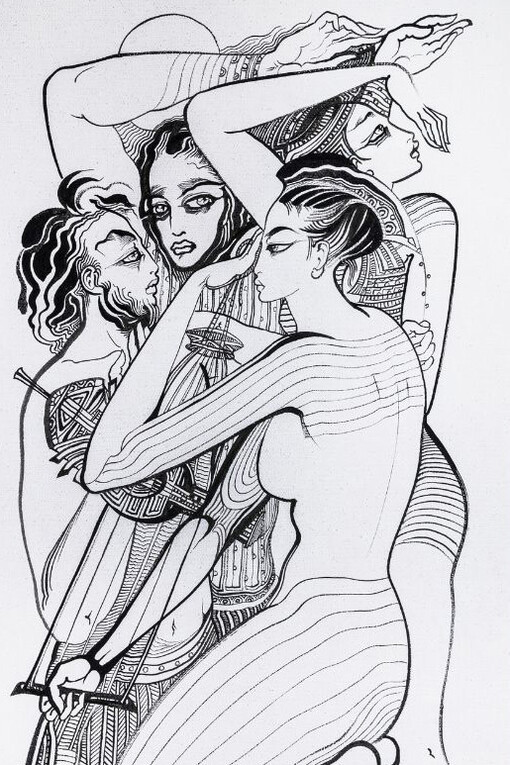 Rusudan Petviashvili, Blessed are the peacemakers. Courtesy of Kate Oh Gallery