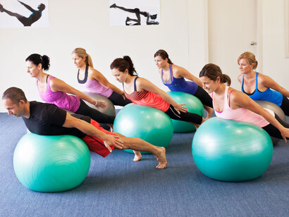 Una lezione di Pilates