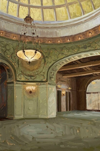 Laura Haberer, Elysian light (detail). Courtesy of Jackson Junge Gallery