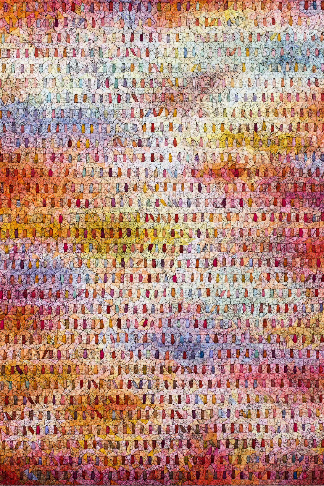Chun Kwang Young, Aggregation 14-NV054 (Dream 19), 2014, Mixed media with Korean mulberry paper, 163 x 131 cm (64 1/8 x 51 5/8 in.)
