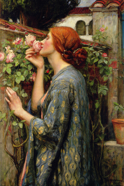 J.W.Waterhouse. L'anima della rosa