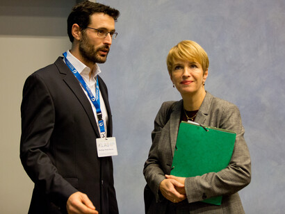 Rodrigo Pérez y Martina Münch