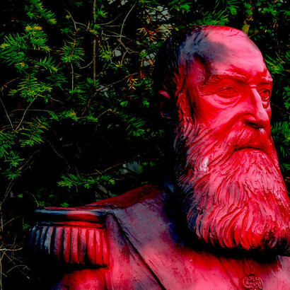 Statue of king Leopold II in Belgium