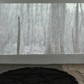 Exhibition view, Allison Halter, Threshold, 2024, A.I.R. Gallery, Brooklyn, NY.  Photography by Matthew Sherman. 