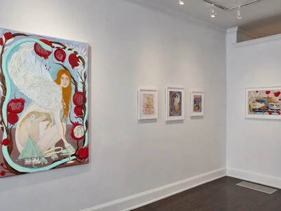 Dana Sherwood, Garden of the sphinx, exhibition view. Courtesy of Geary Gallery