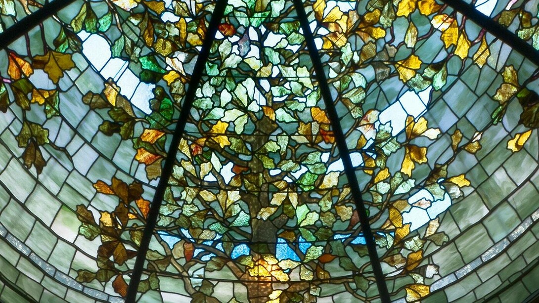 The dome of the Driehaus Museum, Chicago