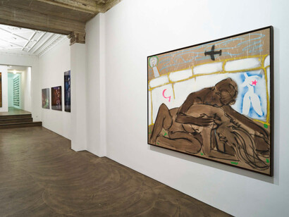 Artists Against the Berlin Wall. Courtesy of Galerie Deschler