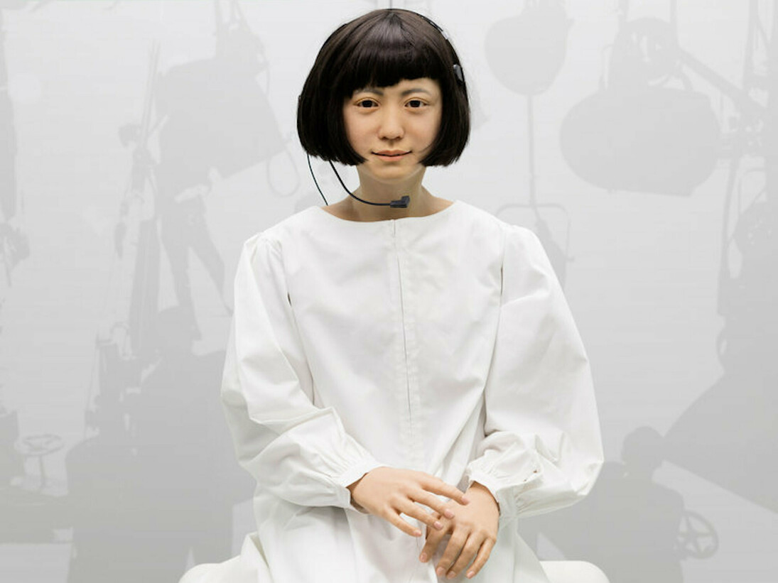 Kodomoroid communication android by Osaka University and ATR Laboratories, Japan, c. 2014. Courtesy of Science Museum 