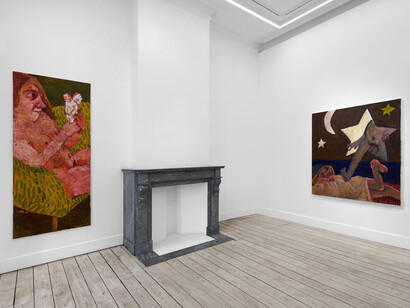 Shanee Roe, Snarl bloom, exhibition view. Courtesy of Nino Mier Gallery