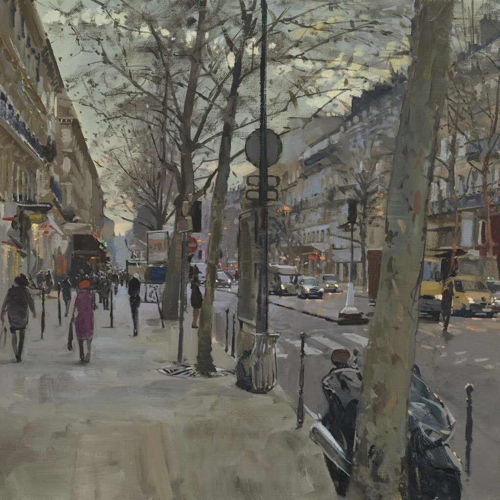 Peter Brown, Boulevard de Sébastopol (en fin de la journée), March 2014