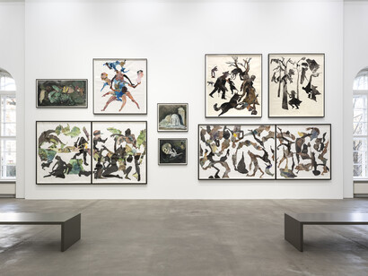 Kara Elizabeth Walker, Dispatches from A— and the Museum of half-remembered histories, exhibition view. Courtesy of Sprüth Magers