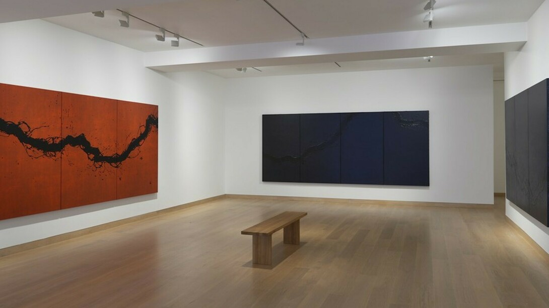 Fabienne Verdier. Rhythms & Reflections, Exhibition view. Courtesy of Waddington Custot