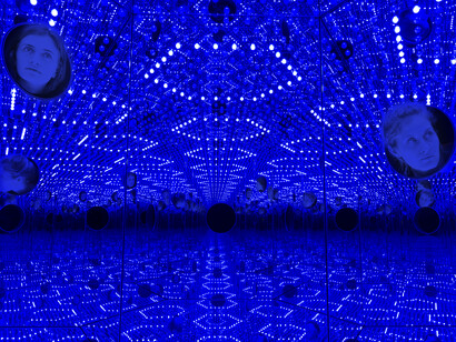 Yayoi Kusama, 'Longing for Eternity', 2017.
Installation view, Yayoi Kusama: Festival of Life , David Zwirner, New York, 2017. Image © Yayoi Kusama. Courtesy of David Zwirner, New York; Ota Fine Arts, Tokyo/Singapore/Shanghai; Victoria Miro, London; Yayoi Kusama Inc.
