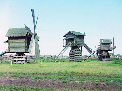 Sergei Mikhailovich Prokudin-Gorskii. Moinhos