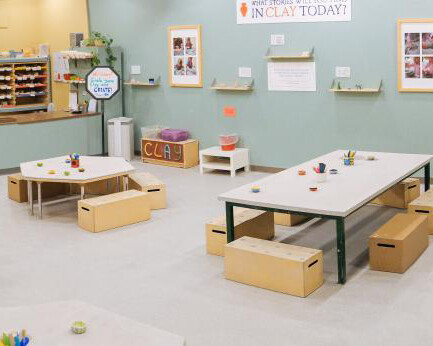 Clay Studio. Courtesy of Portland Children's Museum